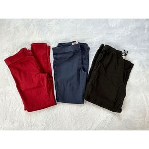 Girls Plus Size 12 Pants Lot of Three So Pull-On Jeggings, Wide Leg, Comfortable